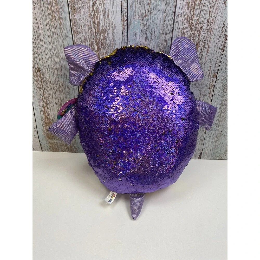Shimmeez Series 3 Mikayla Elephant Purple/Gold Reversible Sequins 14